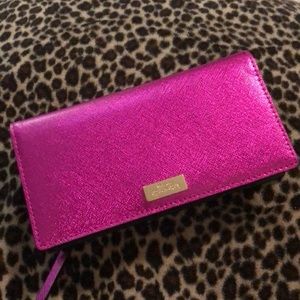 Kate Spade wallet hot pink